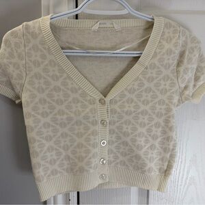 Bluenotes Cream Knit Top